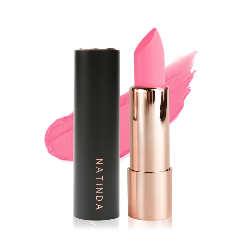 Natinda Art in Black Matte Lipstick Toned down calm deep