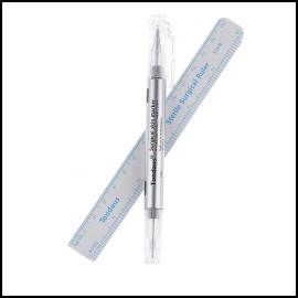 3 Marcadores Quirúrgicos Diseño Microblading Azul/violeta