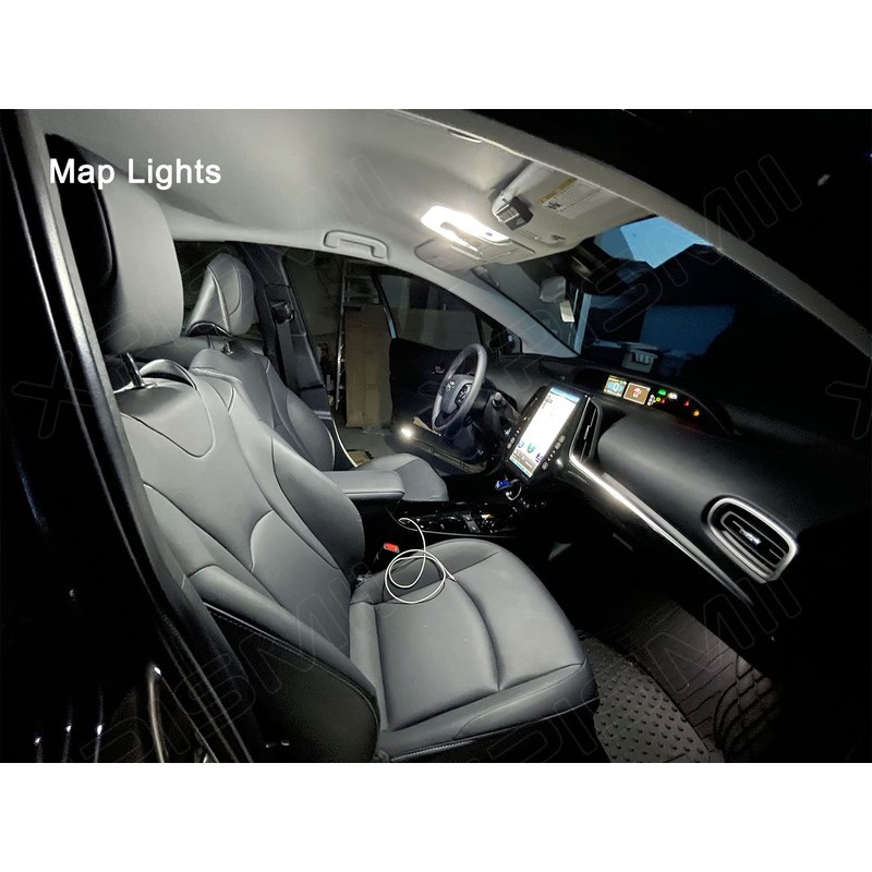 Xpismii 6 Piece 6000K White Civic LED Interior Light Kit