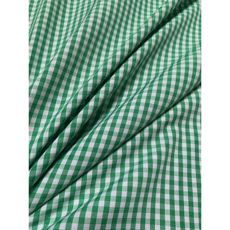 1/8 Inch Kelly Green Gingham Fabric by The Yard –
