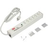 Wiremold 6 Outlet Power Strip and Surge Protector with 6-ft