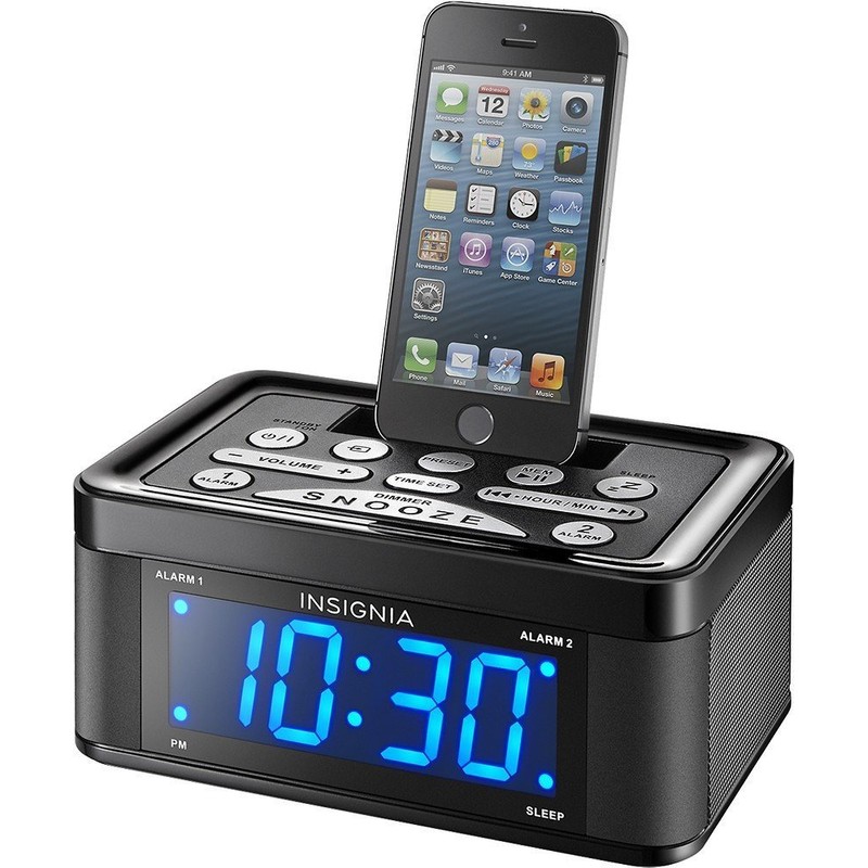 Insignia NS-CLLT01 - Digital FM Dual-Alarm Clock Radio