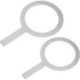 HEALLILY Anillos Resistentes Corrosión Prueba de Quemaduras para Tazas de Leche de Acero Inoxidable 2 Piezas Ideales para Leche Tostada y Preparar Té con Crema