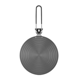 Heat Conduction Plate Aluminum Alloy Stove Top Heat Diffuser Reducer Flame Guard Simmer Plate with Detachable Handle for Kitchen 28cm/11.02in