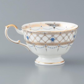 Narumi 52476-6792 Prima Donna Cup and Saucer, 7.3 fl oz (210 cc), Gold, Stylish, Gorgeous, Elegant, Gift, Tea, Coffee, Made in Japan, Gift Box Included