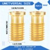 Zonon 15 Pack Pool Cover Brass Anchor Universal Size Fits