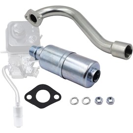 New Center Rear Exhaust With Muffler Compatible with Predator 212cc, GX160, GX200