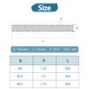 Leryati DIN 976 Threaded Rod M10 x 300 mm, Galvanised