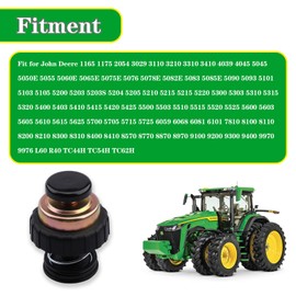 GYUPTRK Fuel Filter Hand Primer Kit Replace RE50467 Fit for John Deere Tractor Skid Steer Loader Combine Excavator