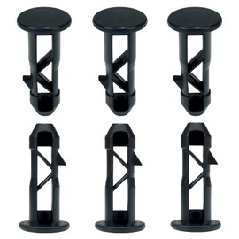 Tilting Device 3 Pairs Black Plastic Wheelie Container Lid Hinge Pins Suitable for 240 Litre Outdoor Wheelie Bins TXZWJZ