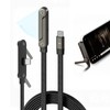 BSummit Sideways Phone Charger, 240W Fast Charging Cable, 2-in-1 Invisible