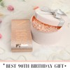 RUMIA Rose Gold 90th Birthday Crown & Sash for Women