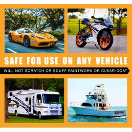 VViViD Rubber Eraser Wheel 4 Inch Diameter 7/8 Inch Thick Decal Remover Pad Including Drill Adapter (4-Pack Complete Series)