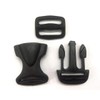 AMORNPHAN 4 Pieces 1 Inch Plastic Quick Release Buckles and