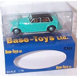 Basetoys Armstrong Siddeley Whitley in blue car 1.76 railway scale model