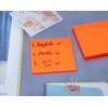 ONLYKXY 4 Pack Transparent Sticky Notes 7.6x7.6CM Self-Stick Book Tabs