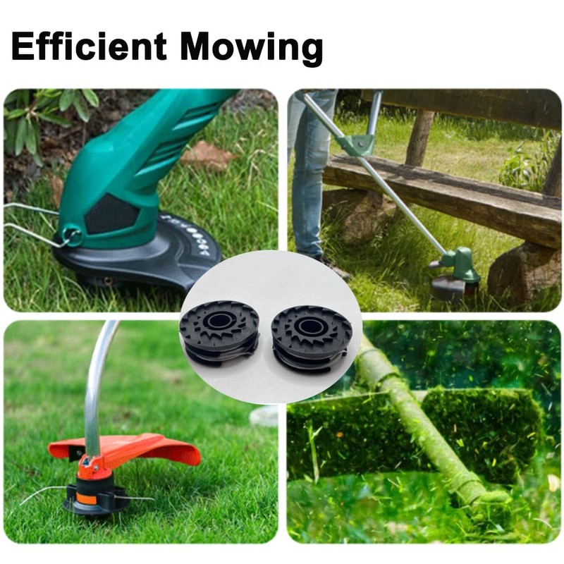 Qingriver Strimmer Spool Line, 2 Pcs Strimmer Spool Replacementfor Bosch
