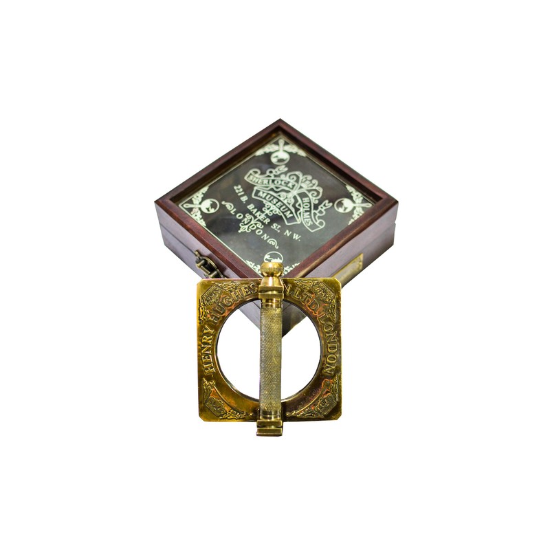 Sailor's Art Antique Brass Sherlock Holmes Fancy Magnifying Glass Handheld