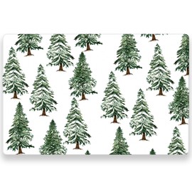 WRAPAHOLIC 50 Sheets Christmas Paper Place Mats - 11 x 17 Inch Disposable Placemat Christmas Tree Decorative Paper Table Mats for Dinner Table Setting Holiday Party Supplies