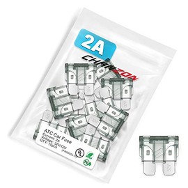 [UL Listed] Chanzon 10pcs ATC 2A 32V Blade Fuse (ATO APR Standard) 2 A Fast Blow for Automotive Car Truck SUV