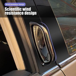 Biqing 1PC Blind Spot Mirror for Cars,Universal Car Rear View Mirror Car Side View Mirror B Pillar Rear Seat Auxiliary Observation Mirror for Second Row Car Door Safely Get-Off