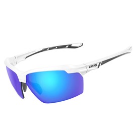 KAPVOE Cycling Glasses Polarised Sunglasses Sports Glasses MTB Glasses Cycling Glasses Men Women Road Bike Cycling Running Golf Driving Glasses Baseball Fishing