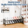 ENJOYBASICS Expandable Shoe Rack, 2 Tier Adjustable Shoe Organizer Shelf