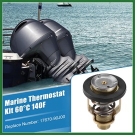 Motoforti 60C 140F Marine Thermostat for Suzuki Outboard for Yamaha Outboard Long-lasting