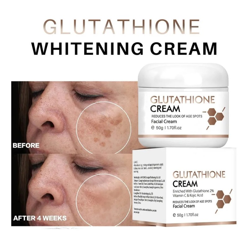 1× Crema Facial Blanqueadora Con Glutatión L Lanthome