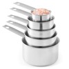 Stainless Steel Measuring Cups And Measuring Spoons 10-Piece Set, 5