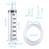 Large Syringe 350ml, Large Capacity Plastic Syringe with 1m Tube,
