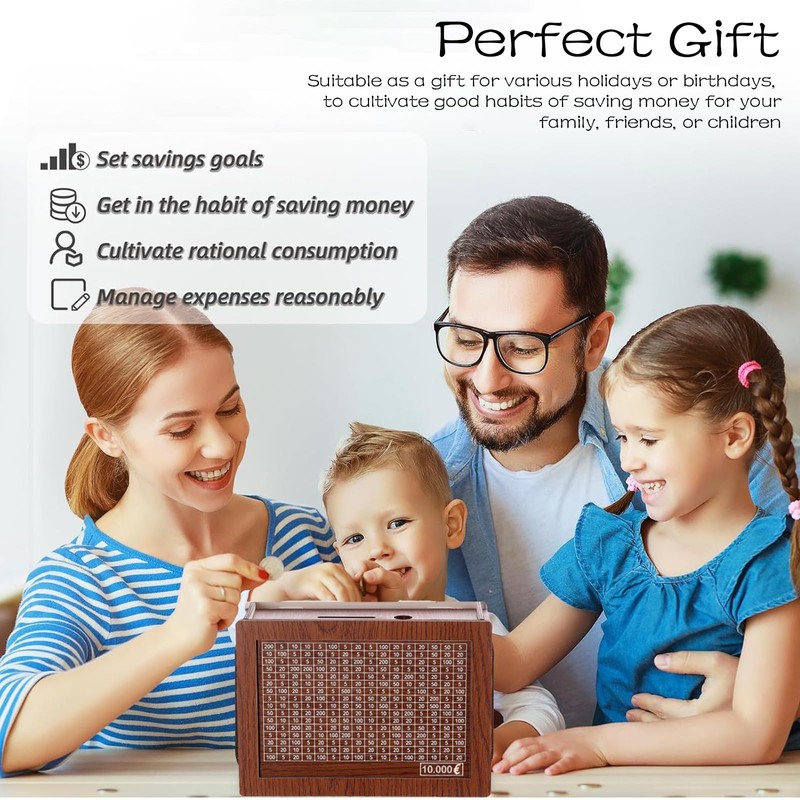 Money Saving Box, Savings Box, Savings Challenge, 10000 Saving Challenge