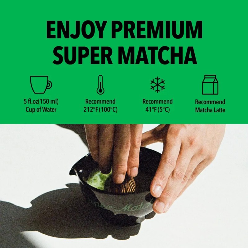 Hit The Tea Matcha Orgánico Ceremonial En Polvo 40 G