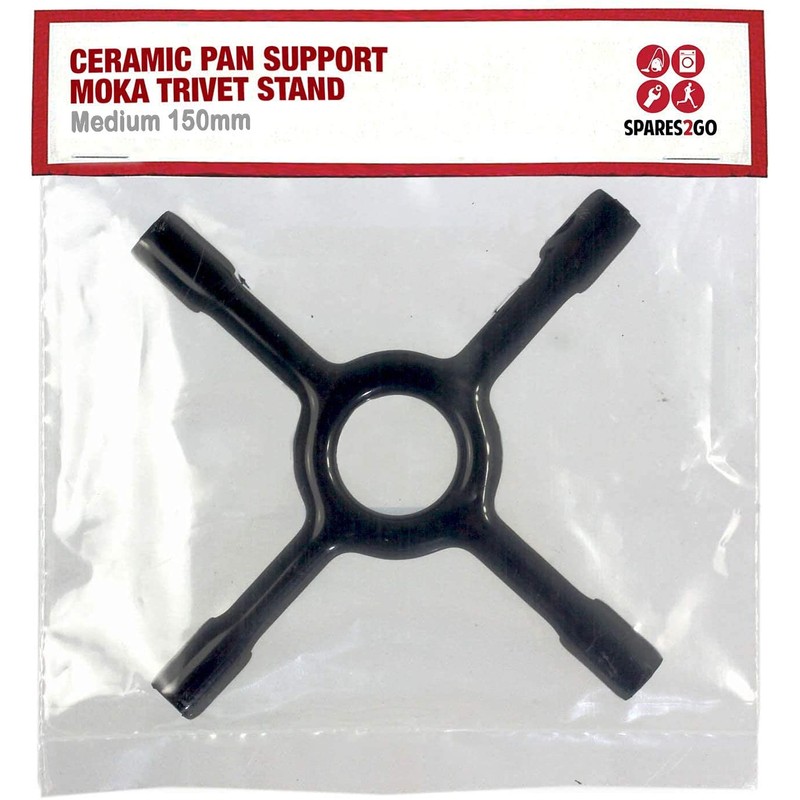 Spares2go Universal Gas Hob Ceramic Pan Support Moka Trivet Stand
