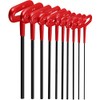 Honoson 10 Pieces T-handle Hex Key Set 9 Inch Long