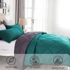 Wamsound 3 Piece Microfiber Twin Comforter Breathable & Fluffy Quilted