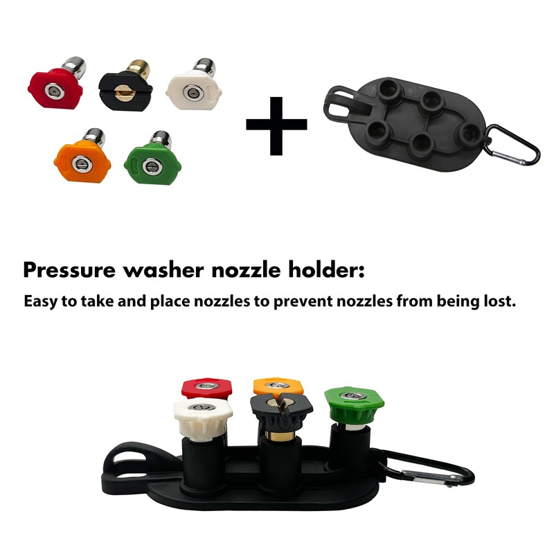 BESHED Durable Pressure Washer Gun Kit, Power Washer Gun with