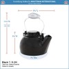2.5 Quart Cast Iron Humidifying Woodstove Kettle