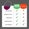 GSM Brands Stemless Wine Glass for Mermaid Gifts - Made