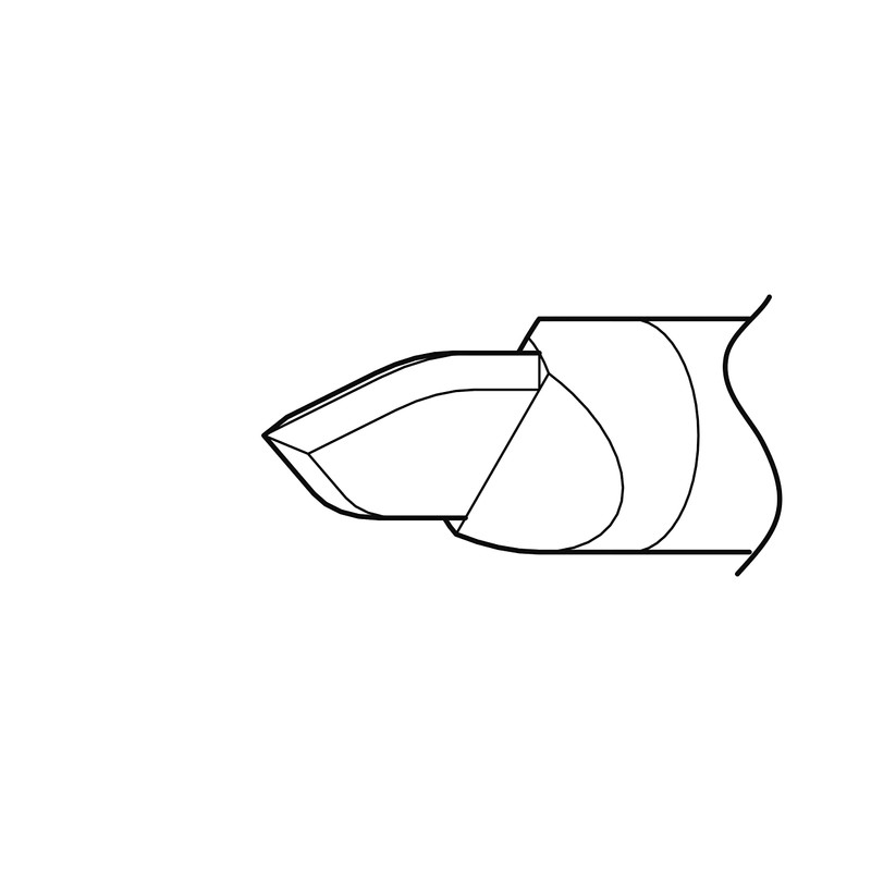 白光(HAKKO) カービングアート用ペン先 E型 FD-210(マイペンアルファ)用 T21-E