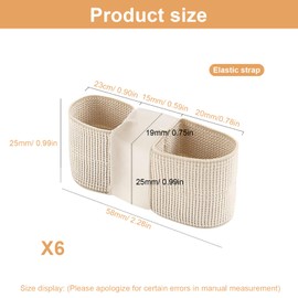 HSUYUN 6 Stück Zehenkorrektor, Zehenspreizer Hallux Valgus mit Doppelloch, Atmungsaktiver Faser Hallux Korrektur, Krumme Zehen Begradigen für Damen, Herren