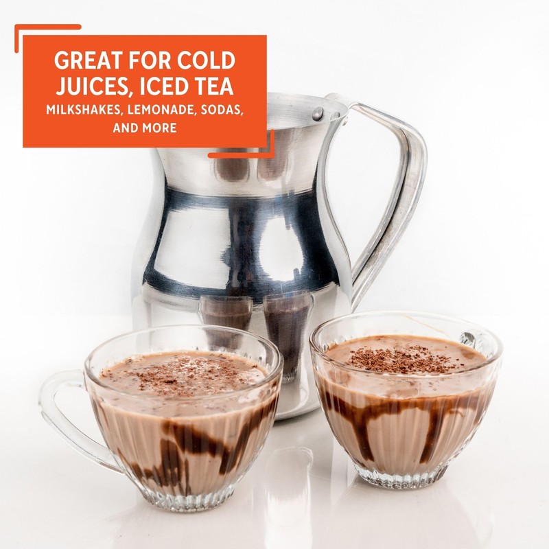 IMUSA USA GAU-80232W Aluminum Chocolatera 2-Quart, Silver