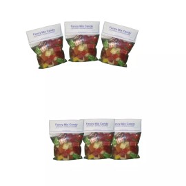 Fashion 6-PACKS- 5-OZ  BAG OF OLD FASHION CHRISTMAS CANDY ASSORTED