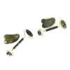 Rodillo y Gua Sha de Jade para Masaje Facial, Tonifica