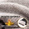 Dsane Winter Genuine Sheepskin Leather Gloves for Men, Warm Touchscreen