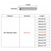 sourcing map 5 x 15 mm Dowel Pins 304 Stainless