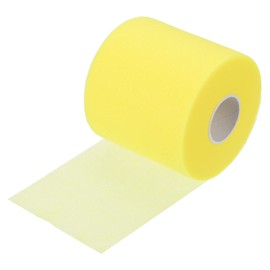 PATIKIL 27M x 7CM Badminton Grip Cushion Wrap PE Tennis Racquet Grip Tape Backing Film Handle Anti-Slip Cushion Accessories Yellow