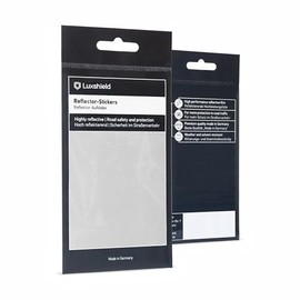 Luxshield Reflector Sticker Set - Universal Cutting - for bicycle scooter pram - reflective tape - reflective stickers