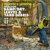 RYOBI 40-Volt Cordless Variable-Speed 120 MPH 550 CFM Leaf Blower