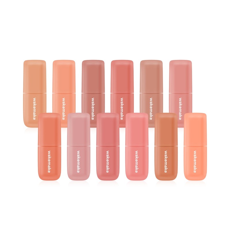 Wakemake Water Blurring Layer Tint 4.6g Long-lasting, well-adhered pigmented lip